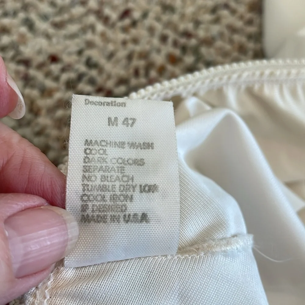 Gossard Artemis Off White Vintage Half Slip with Snip It Hem. Small - Picture 5 of 6